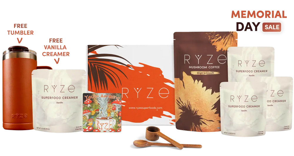 Ultimate RYZE Vanilla Latte Bundle (Vanilla Creamer + Coffee) L72KHYY