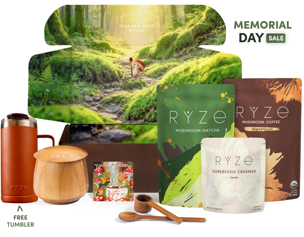 RYZE Ritual Set (Matcha + Coffee) LXDQE5A